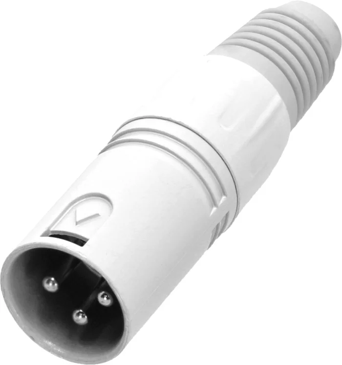 Adam Hall Connectors 4 STAR C XM3 SNOW – XLR Stecker 3-Pol male