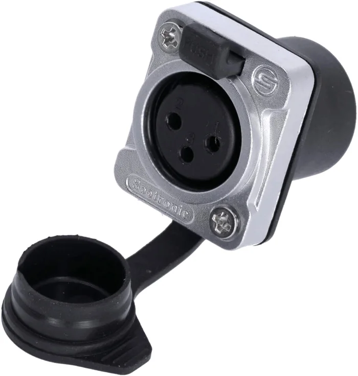 Adam Hall Connectors 4 STAR P XF3 IP65 – XLR Chassis Buchse 3-Pol female IP65