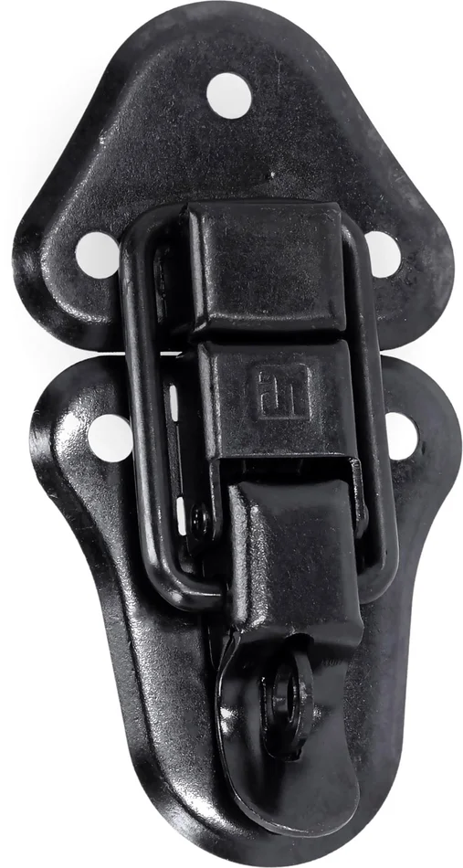 Adam Hall Hardware 1602 BLK – mittleres Aufbauschloss KTL, schwarz