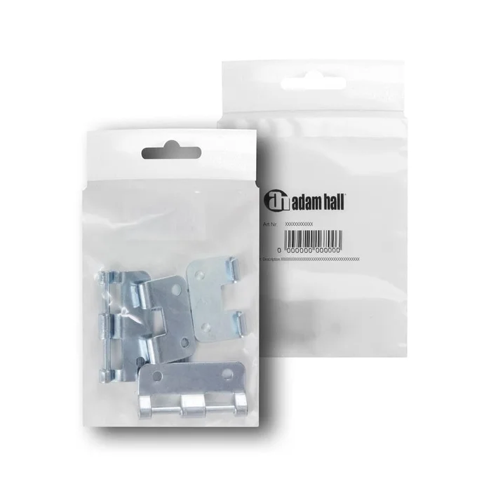 Adam Hall Hardware 2251 M2 AH – 2er Set Aushängescharnier groß verzinkt im Beutel – Bild 2