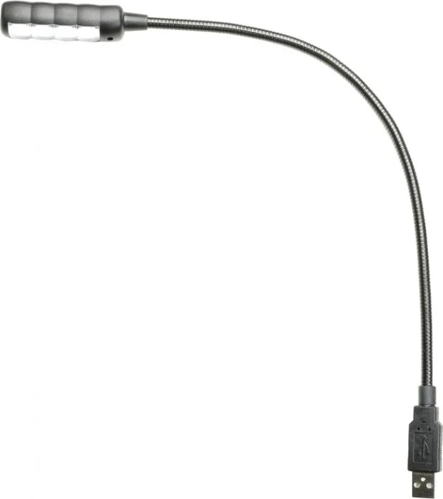 Adam Hall Stands SLED 1 ULTRAUSB USB Schwanenhalsleuchte mit 4 COB LEDs