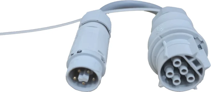 Adapterkabel Wieland Stecker neu – Wieland Buchse alt