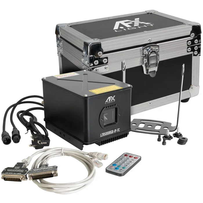 AFX LZR5000RGB-IP-FC 5W RGB ILDA/DMX LASER IM FLIGHTCASE