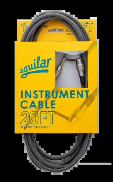Aguilar Instrumentenkabel, Klinke/Klinke (gerade/gewinkelt), 6.09 m
