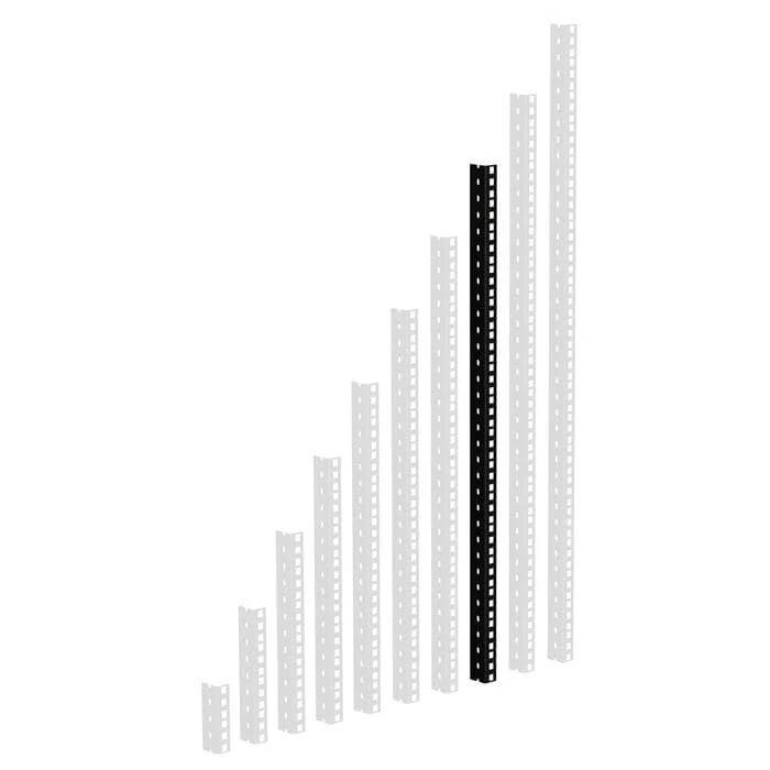 ah 19″ Parts 61535 B 16 – HD Rackschiene schwarz 16 HE