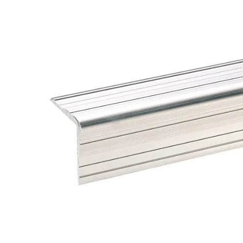 ah Hardware 6110 – Aluminium-Kantenschutz 33 x 33 mm mit Nietenkopfrille