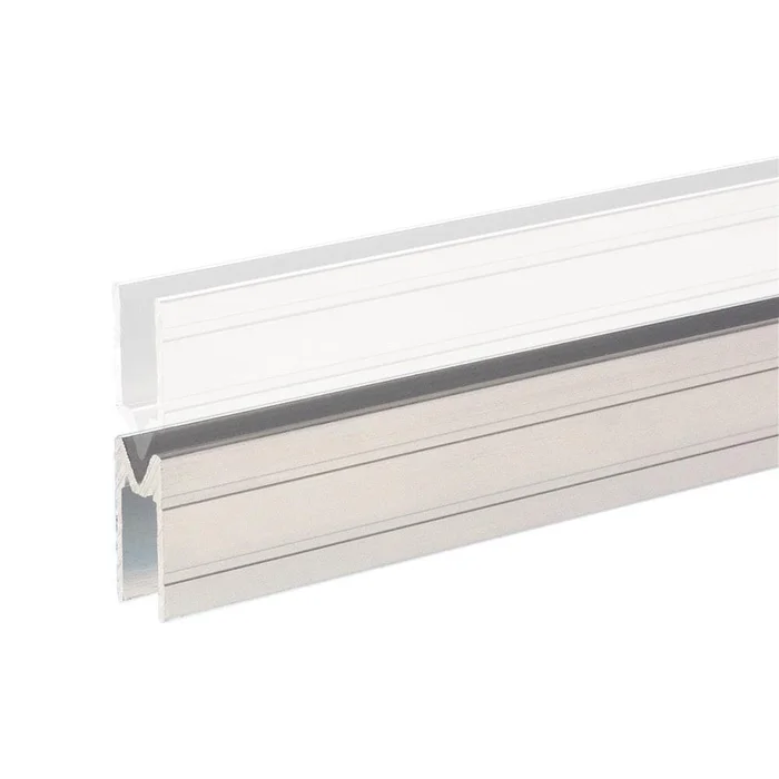 ah Hardware 6144 F – Aluminium-Schließprofil female für 9,6 mm Material