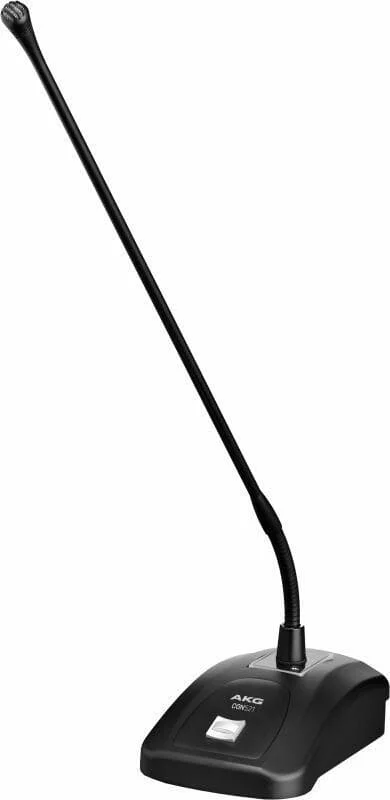 AKG CGN521 STS – Schwanenhals-Kondensatormikrofon mit schwerem Tischstativ, 50 cm langer Schwanenhal