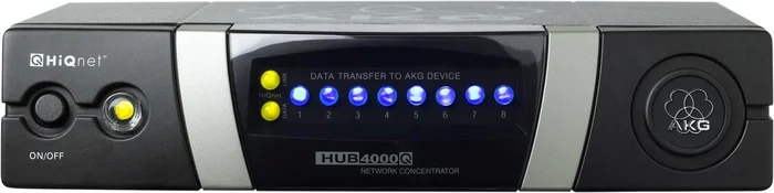 AKG HUB4000 Q – Netzwerk-Interface für die Integration von bis zu acht DSR800 bzw. DSR700, oder acht