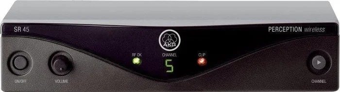 AKG SR45 – BM – Empfänger der PW 45 Drahtlosanlagen, 9,5 „, XLR balanced Ausgang, 6,3 mm Klinke unsy