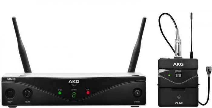 AKG WMS420 Presenter Set – 614-630 MHz, BU2 – Funksystem für Präsentationen, Moderationen und Theate
