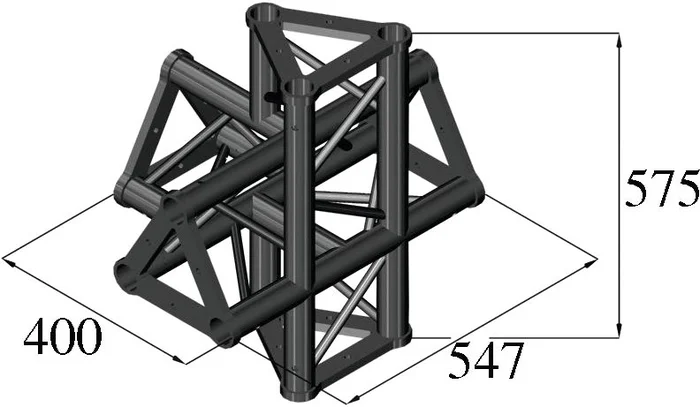 ALUTRUSS TRILOCK S-PAT-51 5-Weg-Stück /