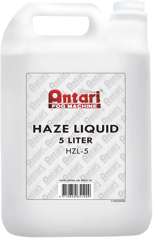 ANTARI Hazer-Flüssigkeit HZL 5 Liter – auf Ölbasis