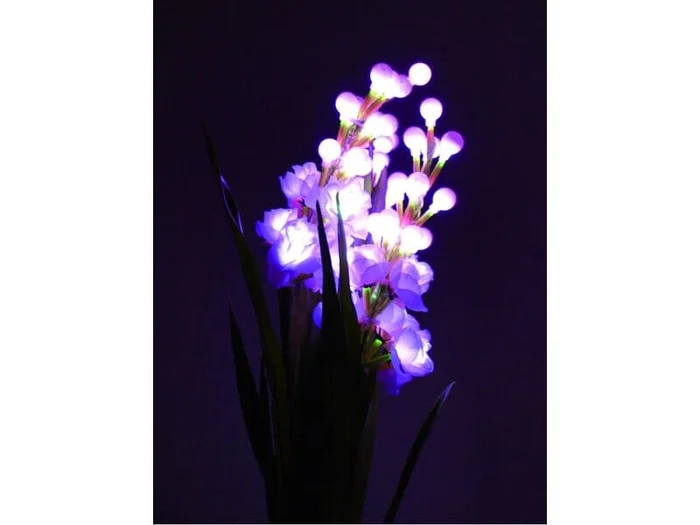 Aronstab 3er Set pink 85cm 60 LEDs