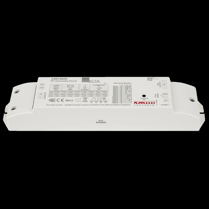 ARTECTA AC-DC RF-Drahtlöser treiber Dimmbarer 50-W-LED-Treiber