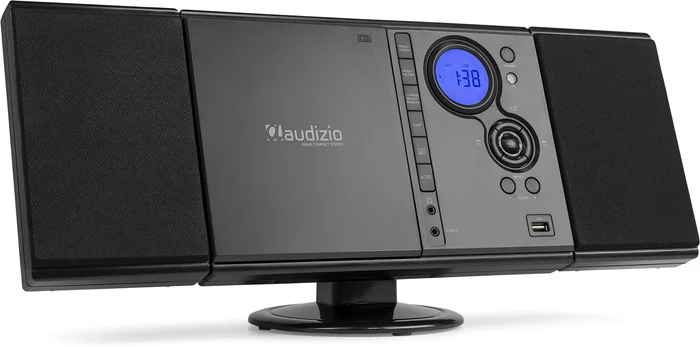 Audizio Reims Kompakt-Stereoanlage Schwarz -B-Stock-