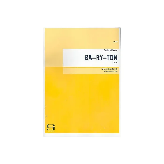 Ba-Ry-Ton für Baritonsaxophon