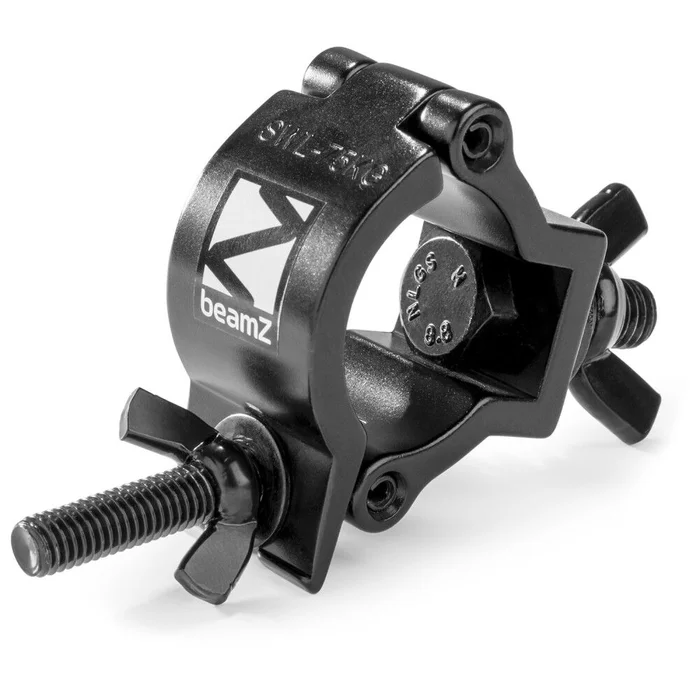 BeamZ BC35B-75 Compact Half Coupler Slimline 75kg Black