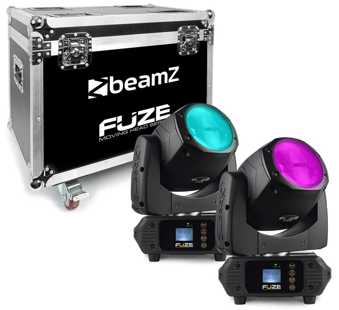 BeamZ FUZE75B Beam 75W Moving Head Set 2x im Flightcase