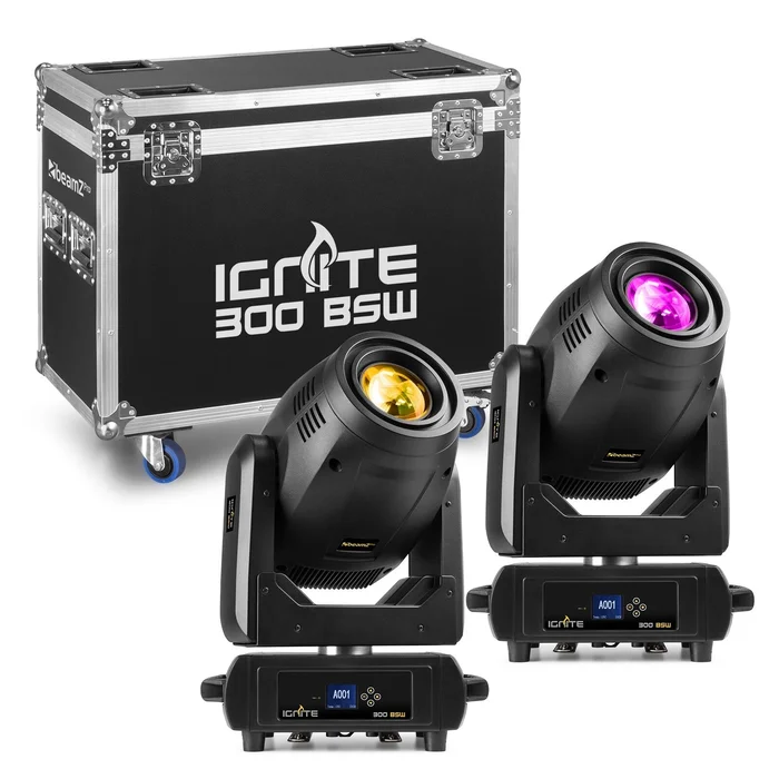 BeamZ Ignite 300 BSW Moving Head 300W LED Tourset