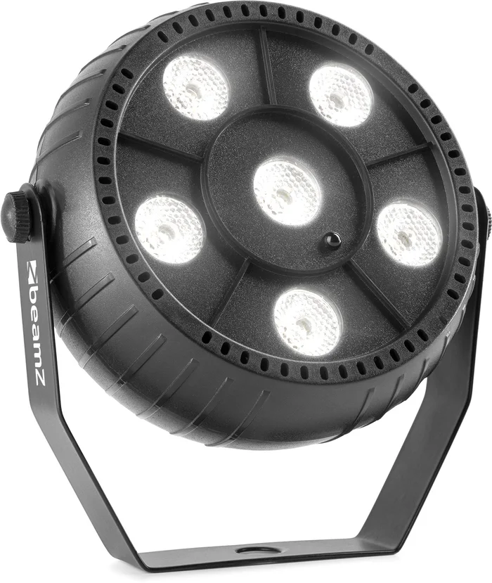 beamZ PLP12 Batterie Party Par 6x 1W Weiß
