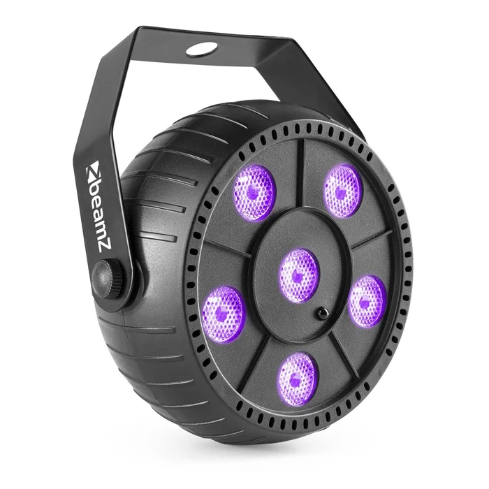 BeamZ PLP14 LED Schwarzlicht mit eingebautem Akku – 6x 1W LEDs