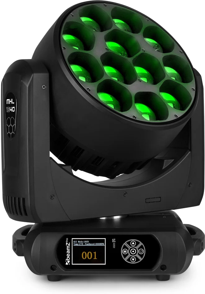 beamZ Pro MHL1240 Mov Head Zoom 12x40W