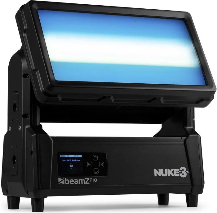 beamZ Pro NUKE3 Motorisierter Doppelblitz/Wash für den Außenbereich