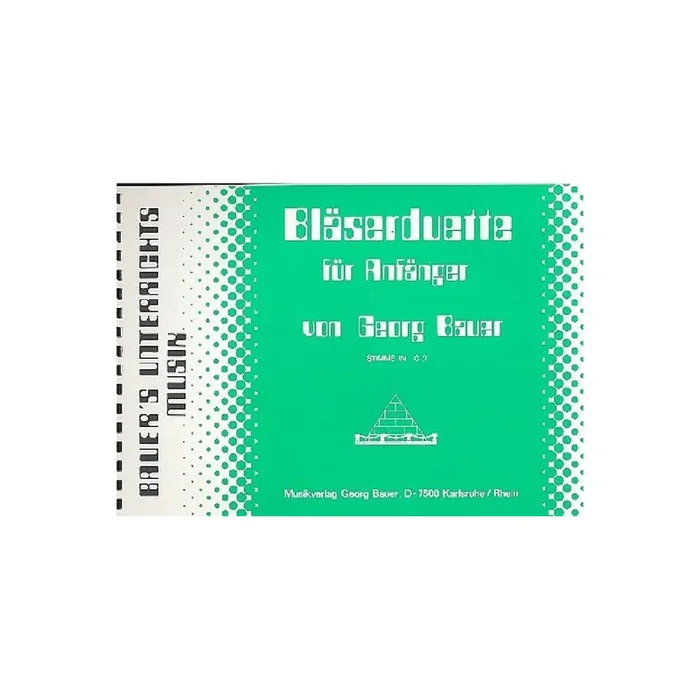 Bläserduette für Anfänger