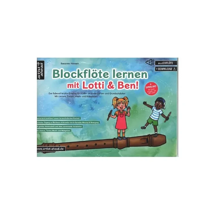 Blockflöte lernen mit Lotti & Ben! Band 1 (+Online Audio)