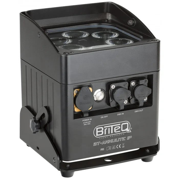 BriteQ – BT-AKKULITE IP – 6 x 10W RGBWA IP65