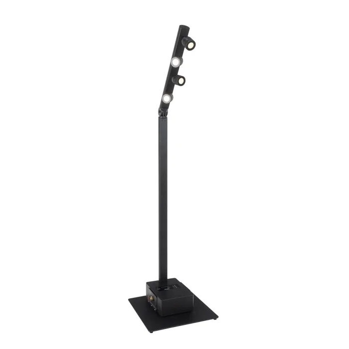 BriteQ BTI-AKKUPOLE BLACK – Akku LED Pole mit 4x 5 Watt LEDs