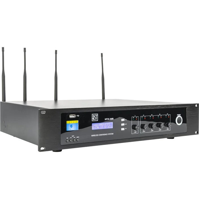 BST HTX-28R UHF-Konferenzsystem mit USB-Recorder