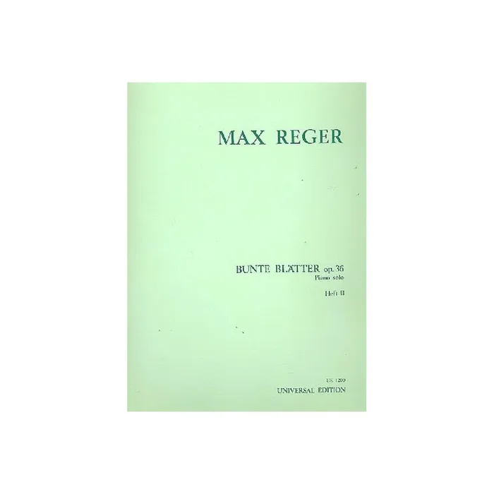 Bunte Blätter op.36 Band 2