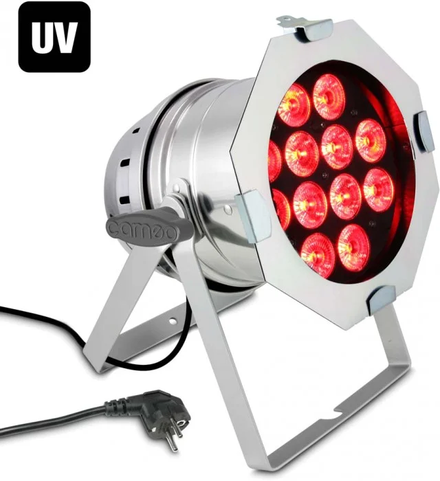 Cameo PAR 64 CAN RGBWA+UV 10 WPS 12x10W 6-in-1 LED RGBWA+UV PAR Scheinwerf