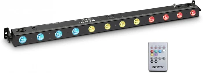 Cameo TRIBAR 200 IR 12 x 3 W TRI LED Bar in schwarzem Gehäuse mit IR-Fernb