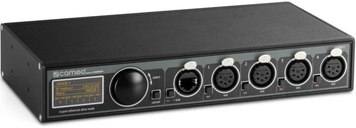 Cameo XNODE 4 – 4-Port DMX Ethernet Node