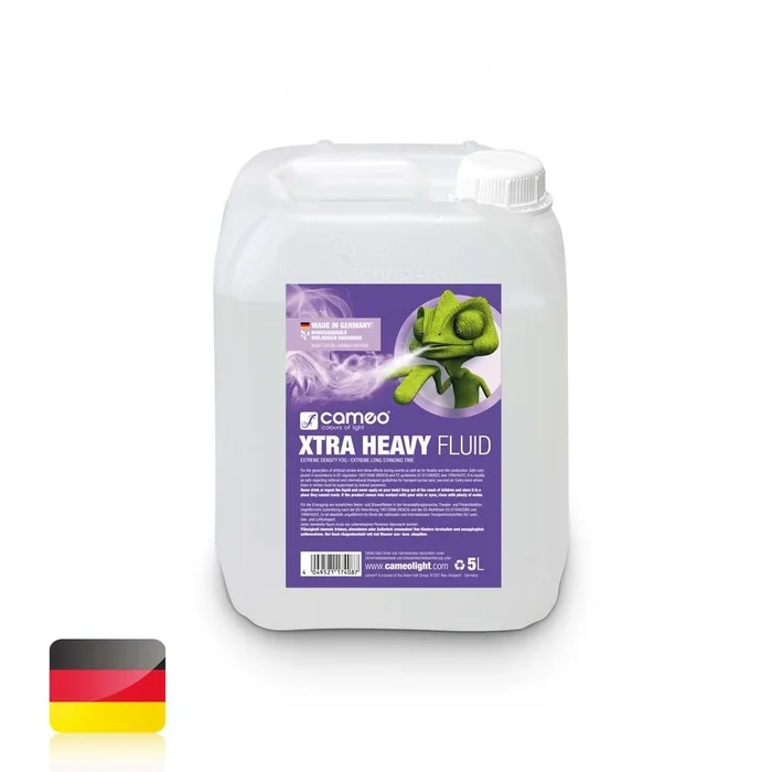Cameo XTRA HEAVY FLUID 5L – Nebelfluid mit sehr hoher Dichte und extrem langer Standzeit 5l