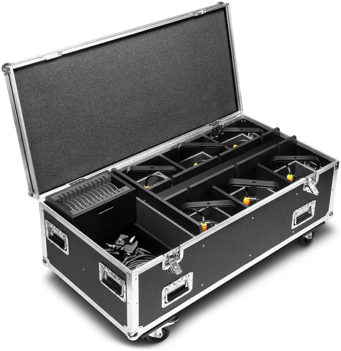 Cameo ZENIT® B60 CASE 6PC – Flightcase und Ladestation für 6 CLZB60