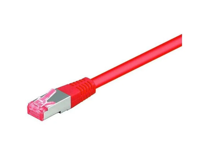 CAT 6 Netzwerkkabel Lose Ware, 2xRJ45 St. PIMF + geflechtgeschirmt 15m