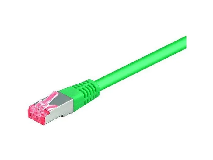 CAT 6 Netzwerkkabel Lose Ware, 2xRJ45 St. PIMF + geflechtgeschirmt 7m