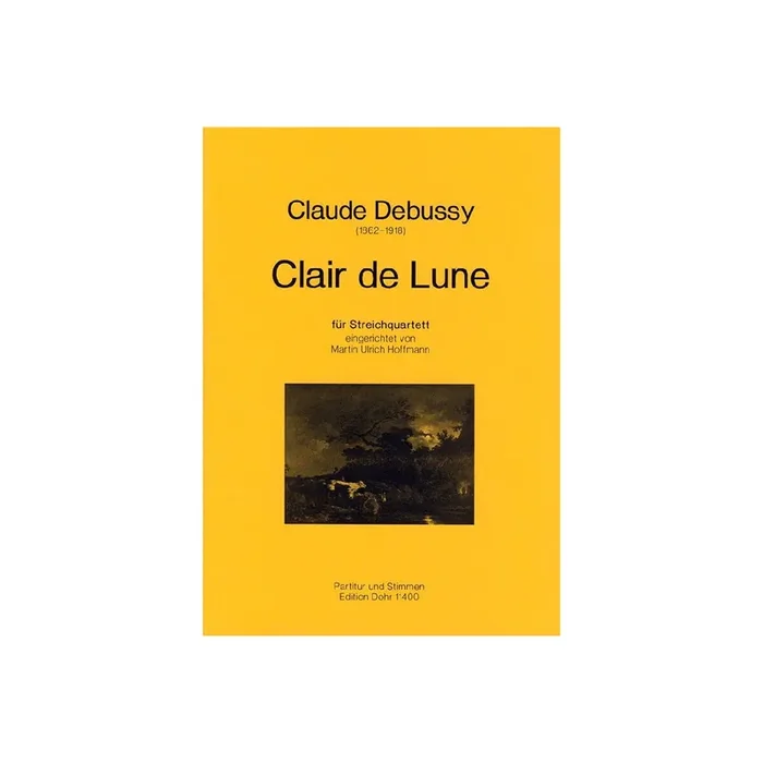 Clair de lune für Streichquartett