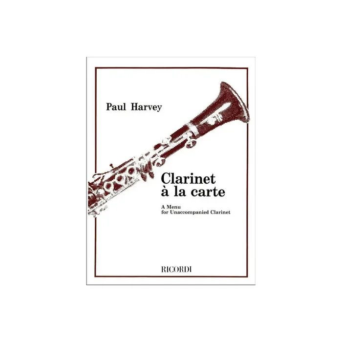 Clarinet a la Carte a menuet for