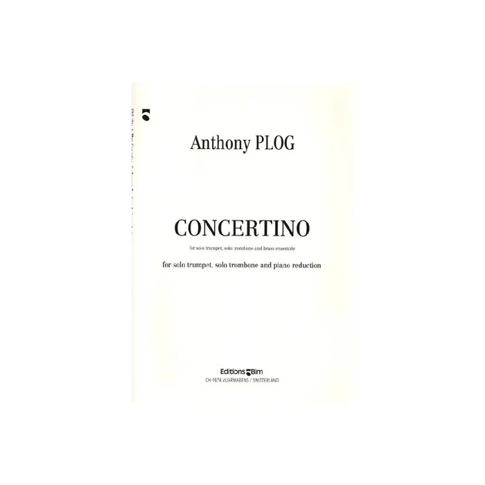 Concertino für Trompete, Posaune und Blechbläser