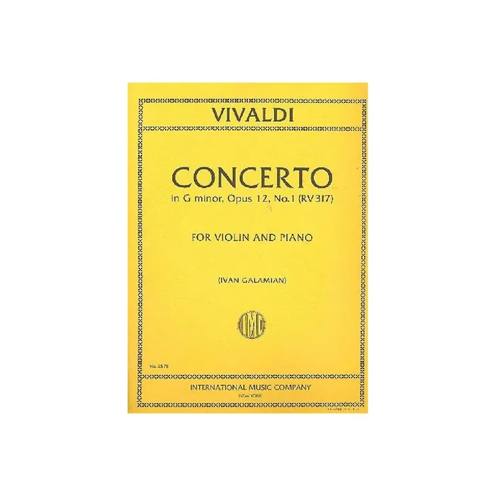 Concerto g minor op.12 no.1