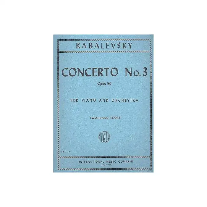 Concerto no.3 op.50 for 2 pianos 4 hands