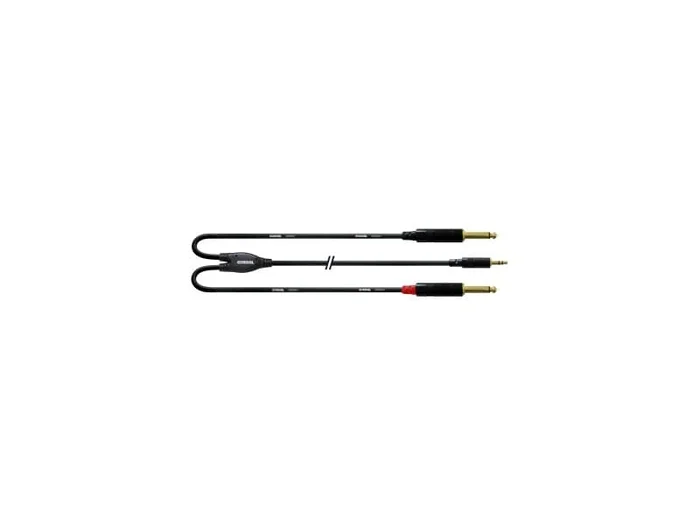 Cordial CFY WPP 3m Miniklinke Stereo -> 2x 6,3 Klinke mono