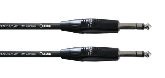Cordial INTRO CIM 3 VV – 3,0 m, REAN 2 x Klinke 6,3 mm stereo