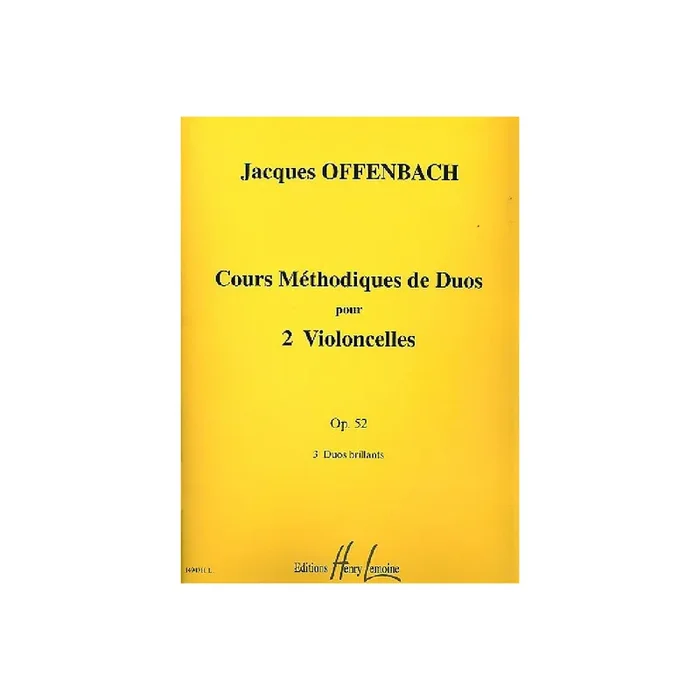 Cours méthodique de duos op.52