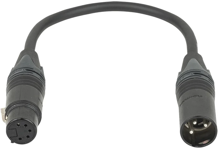 DAP-Audio 3-poliger Stecker auf 5-polige Buchse DMX-Adapter – Neutrik XX